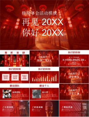 元旦活动策划方案PPTppt模版预览图