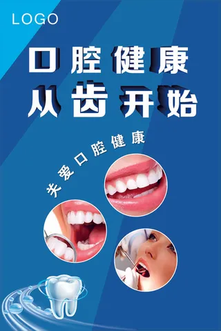 口腔牙齿海报、牙齿海报