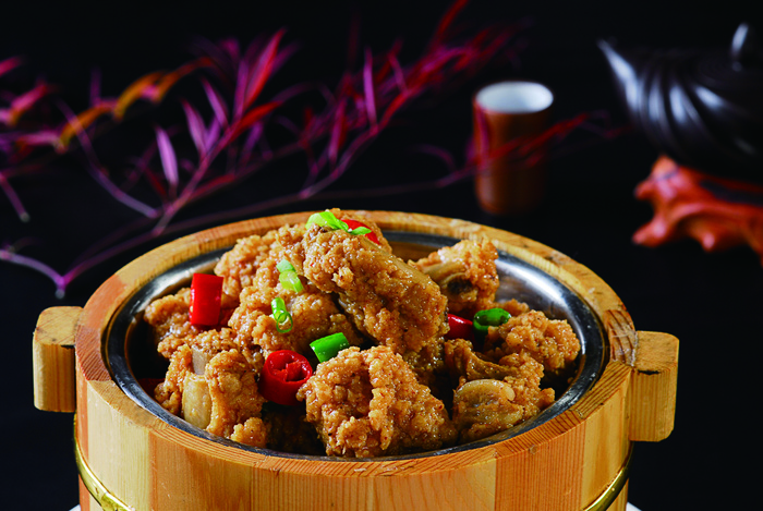 粉蒸排骨美食摄影图片