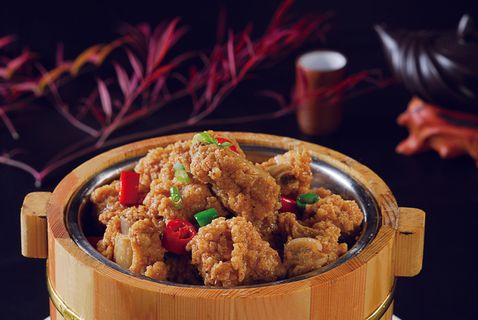 粉蒸排骨美食摄影图片