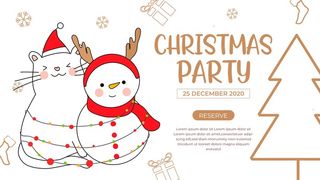 圣诞节圣诞树圣诞老人闪亮装饰电商促销折扣海报