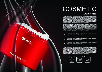 设计化妆品样品素材
