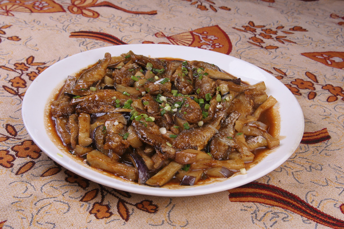 黄鱼焖茄子