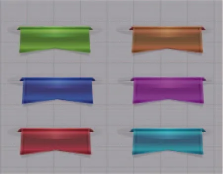 免抠多彩包角标签ai矢量模版下载