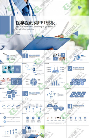 医学医药类ppt模板