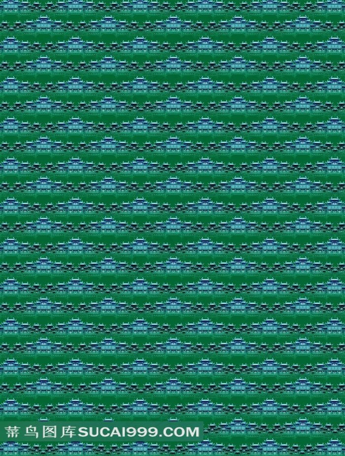 中国传统建筑图案底纹背景