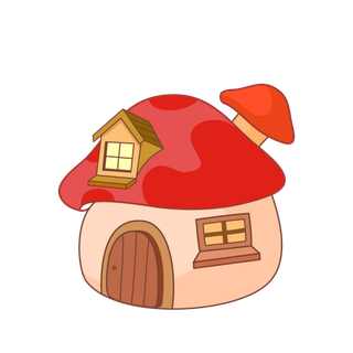 蘑菇屋卡通