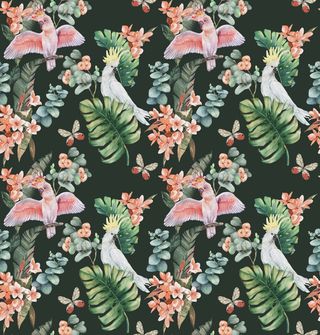 花卉唯美手绘花朵面料纹理手机壳布料面料印花服装矢量图案素材