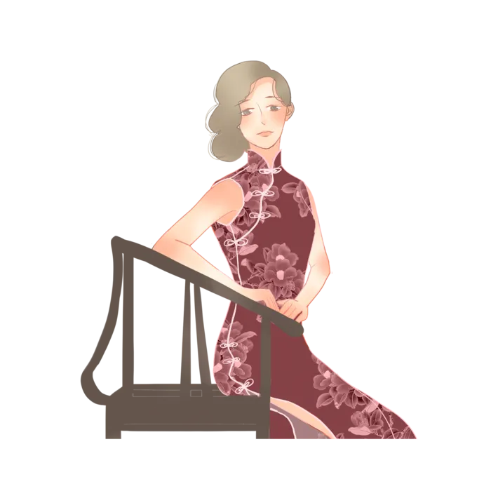 传统旗袍美女 (59)