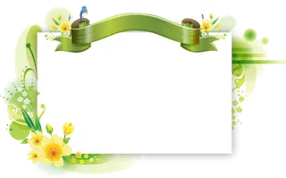 绿色标题框卡通简笔少儿兴趣班