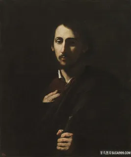 胡须男肖像油画 胡须男肖像油画