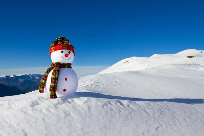 小雪人图片