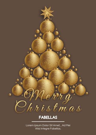 圣诞节圣诞树圣诞老人闪亮装饰电商促销折扣海报