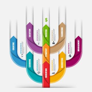 ppt素材3d数据图表模板可视化图形统计标签矢量图标模型ai源文件