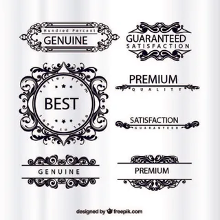 免抠花纹与优质标签