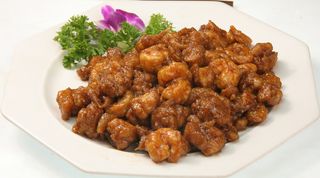 鸡里蹦（鸡腿肉、虾仁）酱香