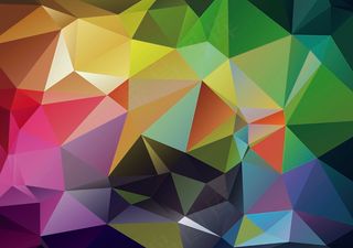 炫彩几何图形背景 几何艺术设计 多边形背景图片