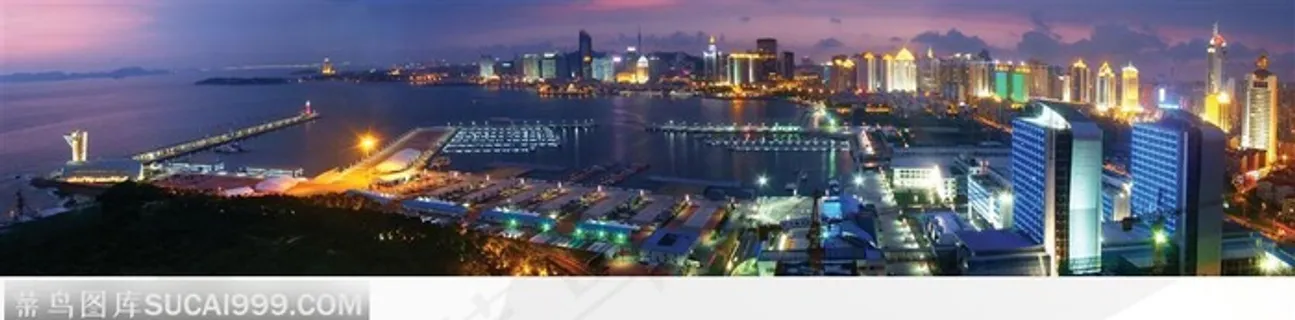 青岛帆船基地夜景 青岛帆船基地夜景