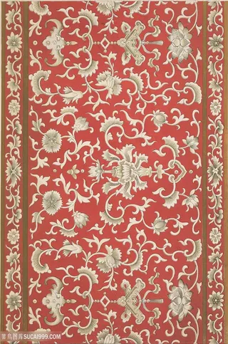 白色花纹背景纹路中式传统纹样集锦中国风图片