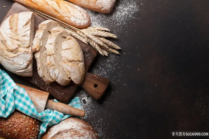 面包烘焙背景