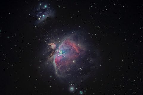 黑色星空宇宙科技感背景