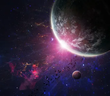 闪耀唯美多彩宇宙星球高清图片 闪耀唯美多彩宇宙星球高清图片