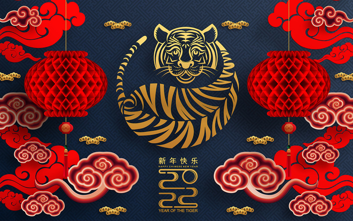 虎年图案创意AI矢量素材eps,ai矢量模版下载