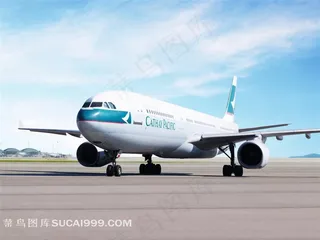 航空客机摄影图片