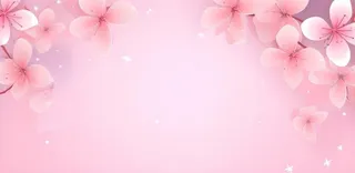 花朵粉色蝴蝶花瓣海报素材背景