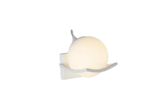 免扣创意个性白色玻璃壁灯