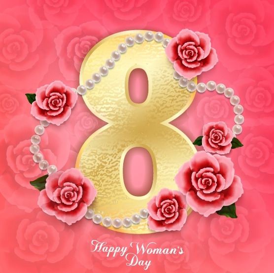 三八妇女节女神节贺卡素材