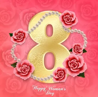 三八妇女节女神节贺卡素材