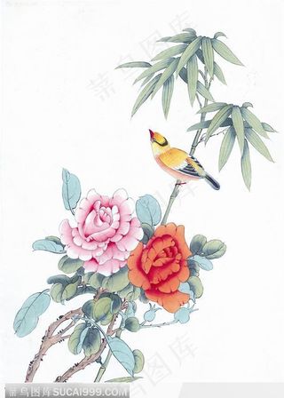 工笔画 芙蓉图