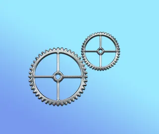 齿轮合作运作图标