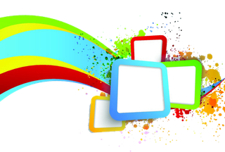 多彩几何图片素材