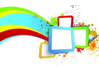 多彩几何图片素材