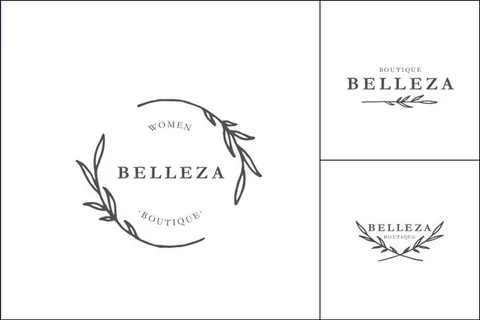 手绘标志LOGO素材