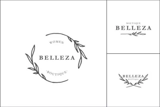 手绘标志LOGO素材