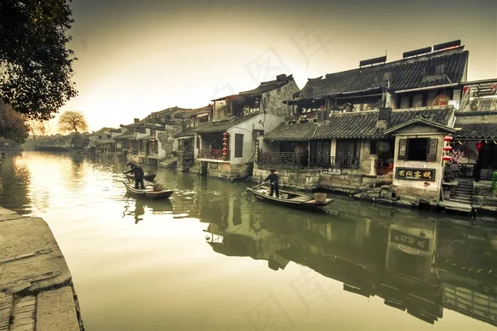 浙江西塘古镇摄影风景图片