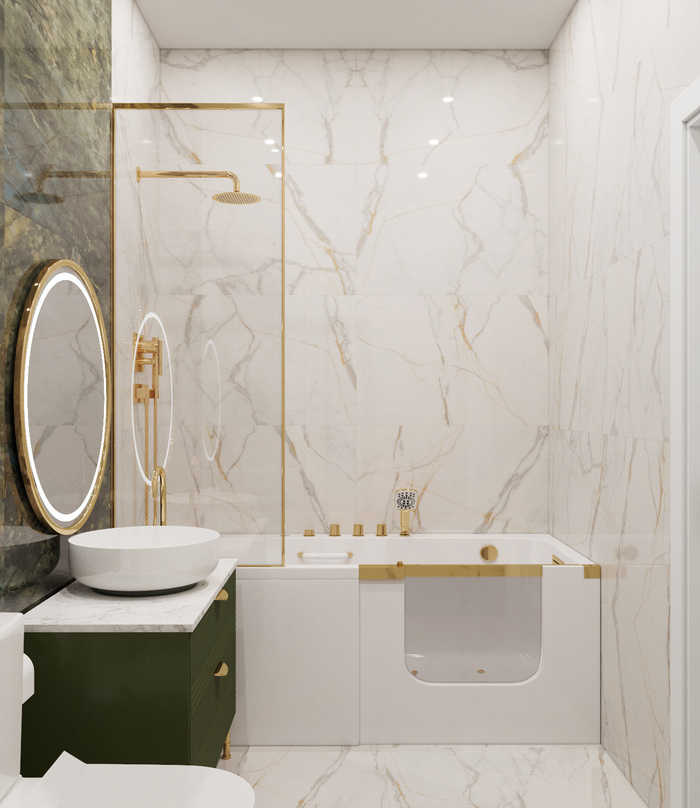 浴室现代简约风格特写场景近景(23)轻奢风