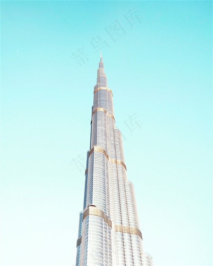世界第一高楼迪拜塔摄影大图