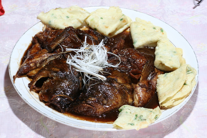 煎饼扒鱼脸