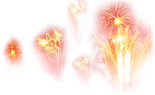 中国古风元素烟花