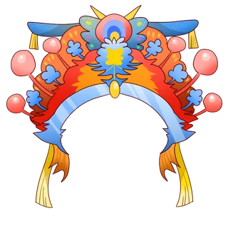 卡通京剧戏剧人物脸谱插画PNG图片 国潮中国风Q版戏剧人物PS素材