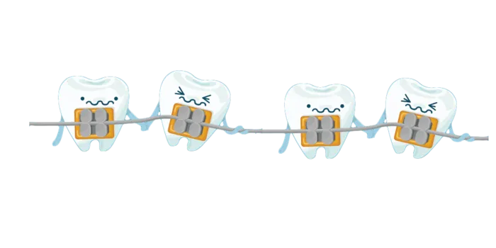 牙齿矫正卡通免抠小表情