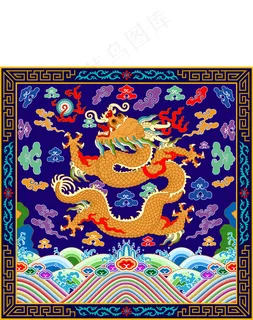 官服蟒袍补子 官服蟒袍补子