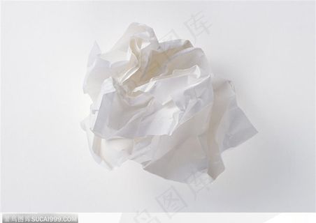 办公用品-白色纸团