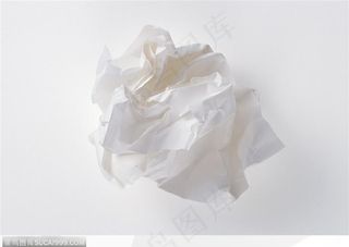 办公用品-白色纸团