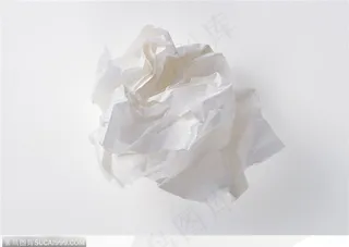 办公用品-白色纸团