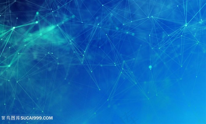 蓝色科技直线直角背景